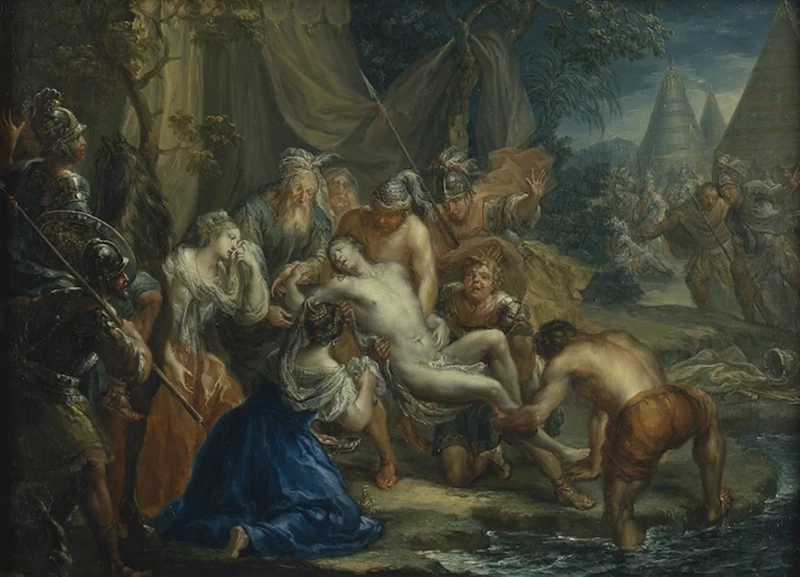 Salvataggio di Alessandro Magno - Galleria d'arte statale di Karlsruhe
